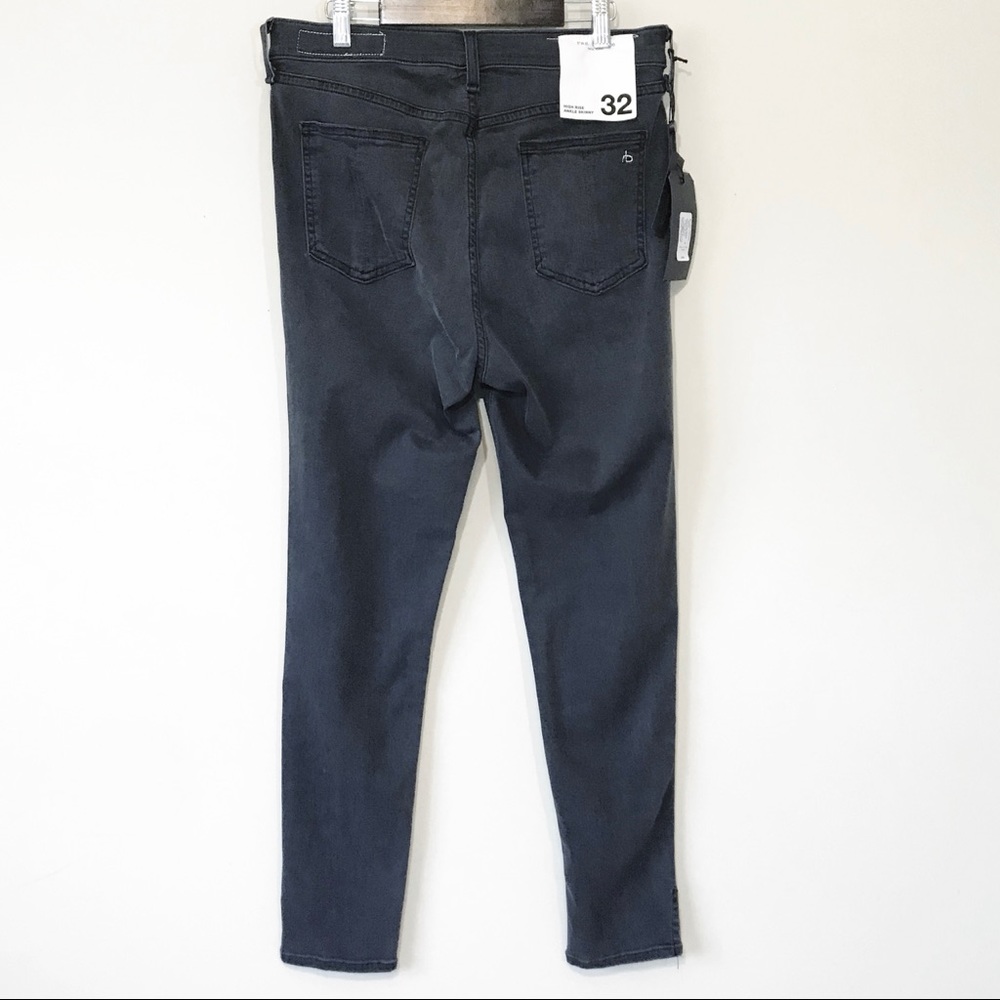 SOLD rag & bone High Rise Split Ankle Skinny Jeans - Picture 3 of 8